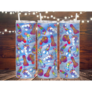 90s rainbow adult 20 fl oz metal tumbler